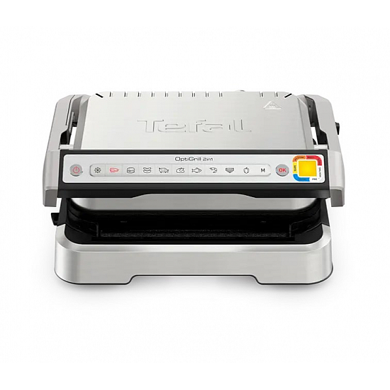 TEFAL Optigrill 2in1 Electric Grill GC772D30 Electric Grill 2100 W Inox