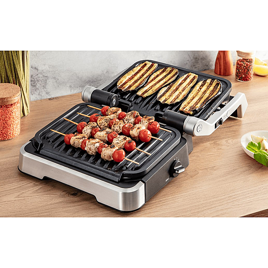 TEFAL Optigrill 2in1 Electric Grill GC772D30 Electric Grill 2100 W Inox