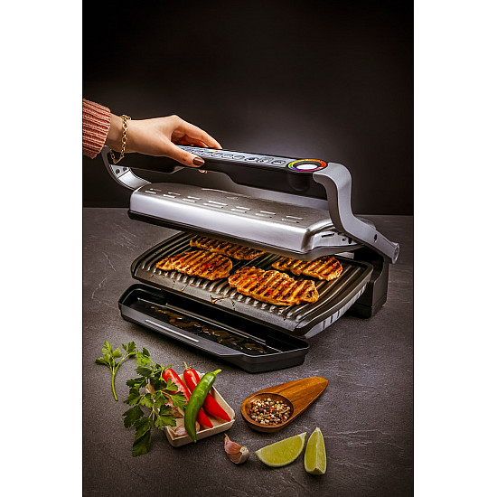 TEFAL OptiGrill XL GC724D12 Table 2000 W Black/Stainless steel