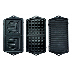 TEFAL Sandwitch Maker SW614831 700 W Number of plates 3 Black/Stainless Steel