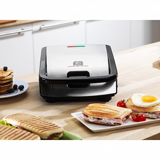 TEFAL SW852D12 Sandwich Maker 700 W Number of plates 2 Number of pastry 2 Stainless steel