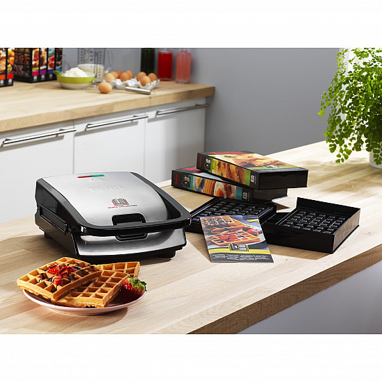 TEFAL SW852D12 Sandwich Maker 700 W Number of plates 2 Number of pastry 2 Stainless steel