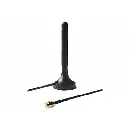 Bluetooth antenna - 2dBi - magnetic base - RP-SMA connector - 3m connection cable