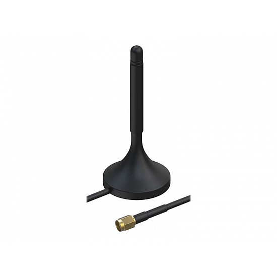 Bluetooth antenna - 2dBi - magnetic base - RP-SMA connector - 3m connection cable