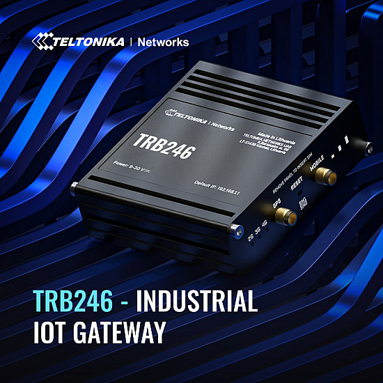 Teltonika Industrial 4G IoT Gateway TRB246 10/100 Mbit/s Ethernet LAN (RJ-45) ports 1 Mesh Support No MU-MiMO No 4G
