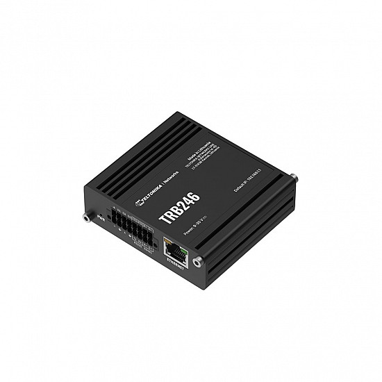 Teltonika Industrial 4G IoT Gateway TRB246 10/100 Mbit/s Ethernet LAN (RJ-45) ports 1 Mesh Support No MU-MiMO No 4G