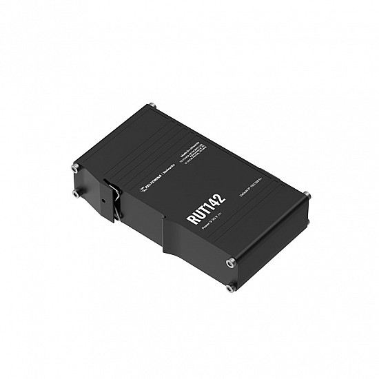 Ethernet Router with RS232 (RUT142000000) RUT142 802.11n 10/100 Mbit/s Ethernet LAN (RJ-45) ports 1 Mesh Support No MU-MiMO No No mobile broadband