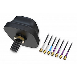 Teltonika 5G COMBO MIMO MOBILE/GNSS/WIFI ROOF SMA ANTENNA PR1KC640 Gain 4 dB 0.617 - 0.960 / 1.710 - 2.690 / 2.900 - 4.200, 1.164 - 1.300 / 1.559 - 1.610, 2.400 - 2.4835 / 4.900 - 5.925 GHz