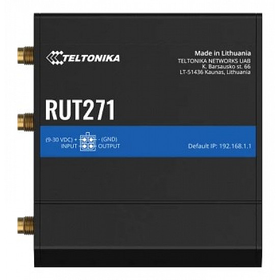 Teltonika · Router· RUT271· Redcap 5G - Router - 0,1 Gbps
