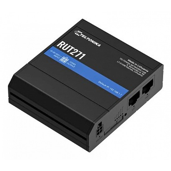 Teltonika · Router· RUT271· Redcap 5G - Router - 0,1 Gbps