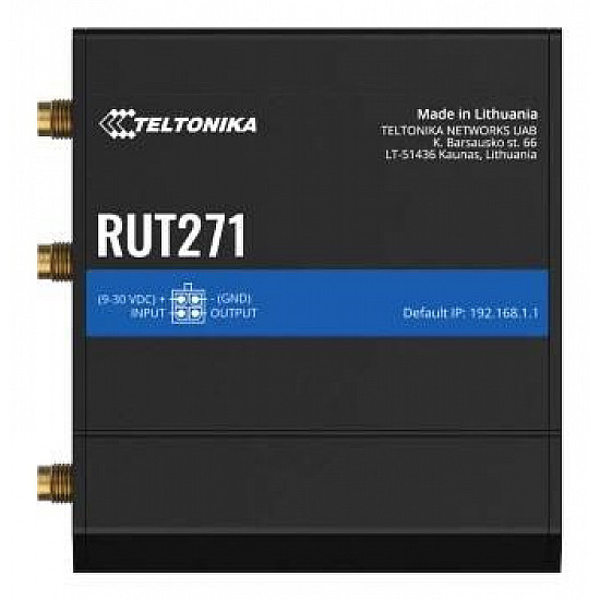 Teltonika · Router· RUT271· Redcap 5G - Router - 0,1 Gbps