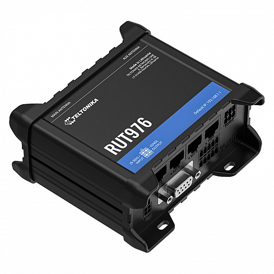 Teltonika RUT976 Redcap 5G | 5G Router | Wi-Fi 4, Dual SIM, 4x FE LAN, RS232, RS485