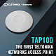 Teltonika · Accesspoint· TAP100· 2x1· Wi-Fi 4· 300Mbit· 1x 10/100· 15W PoE - Access Point - 0,1 Gbps 300 Mbit/s White Power over Ethernet (PoE)