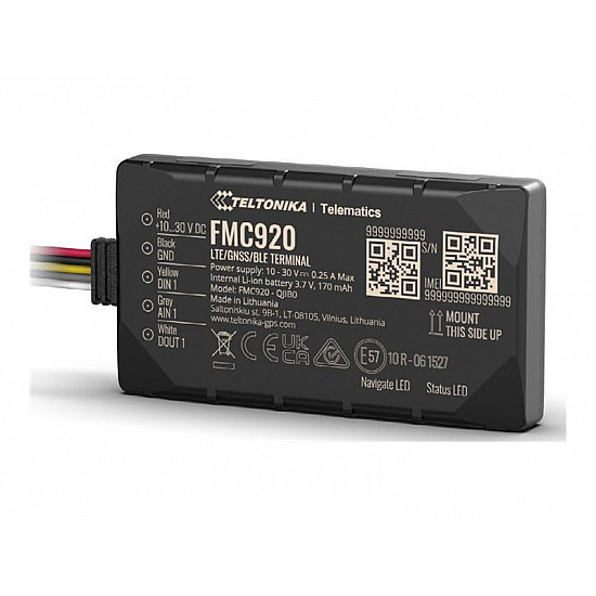 TELTONIKA TELEMATICS FMC920 4G LTE Cat 1 Tracker Quectel EMEA
