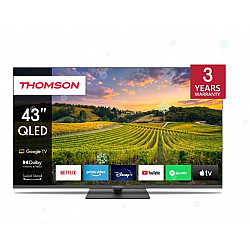 TV Set THOMSON 43 4K/Smart QLED 3840x2160 Bluetooth Google TV 43QG5C14