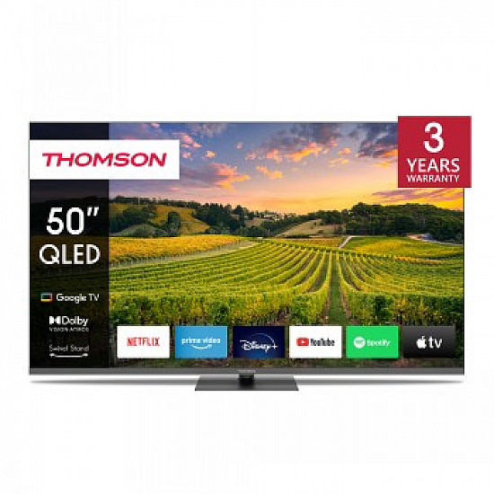 TV Set THOMSON 50 4K/Smart QLED 3840x2160 Bluetooth Google TV 50QG5C14