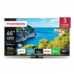 TV Set THOMSON 65 4K/Smart 3840x2160 Wireless LAN Bluetooth Google TV Black 65UG5C14