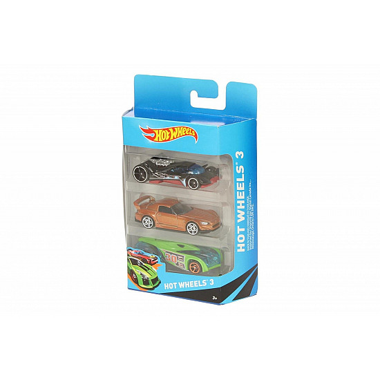 Hot Wheels 3 Car Pack You receive a single item (Random Selection in the warehouse) 1:64-scale with authentic styling and eye-catching decos.