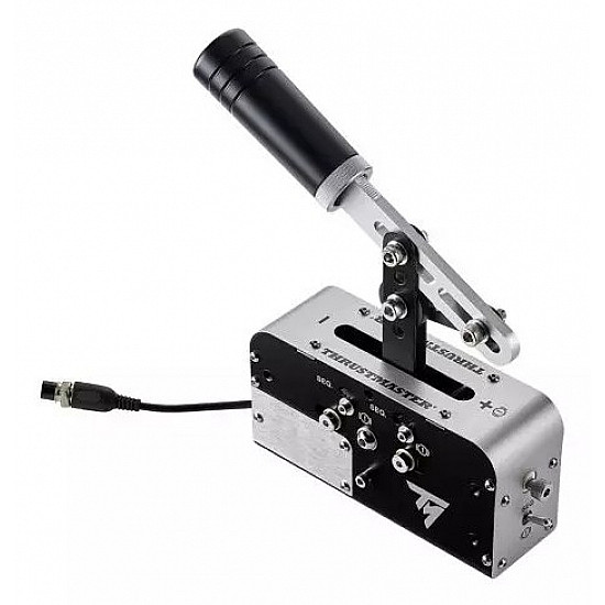 Thrustmaster 4060306 Gaming Controller Black, Silver USB Hand brake PC, PlayStation 4, PlayStation 5, Xbox One, Xbox One S, Xbox One X, Xbox Series S, Xbox Series X