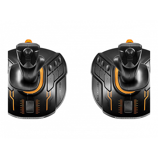 Thrustmaster T.16000M FCS SPACE SIM DUO Black, Orange USB Joystick Analogue / Digital PC
