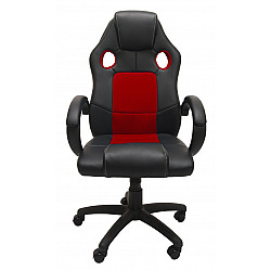 Topeshop FOTEL ENZO CZER-CZAR office/computer chair Padded seat Padded backrest