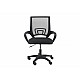 Topeshop FOTEL MORIS CZERŃ office/computer chair Padded seat Mesh backrest