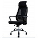 Topeshop FOTEL NIGEL CZERŃ office/computer chair Padded seat Mesh backrest