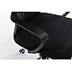 Topeshop FOTEL NIGEL CZERŃ office/computer chair Padded seat Mesh backrest