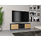 Topeshop RTV 120 ANTR/ARTIS TV stand/entertainment centre 2 shelves