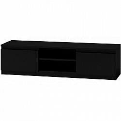 Topeshop RTV140 CZARNY TV stand/entertainment centre 2 shelves