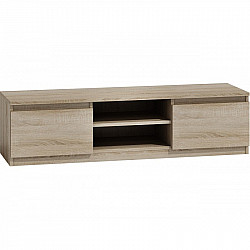 Topeshop RTV140 SONOMA TV stand/entertainment centre 2 shelves