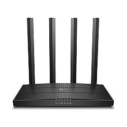 AC1200 Wireless Gigabit Router Archer C6U 802.11ac 300+867 Mbit/s 10/100/1000 Mbit/s Ethernet LAN (RJ-45) ports 4 Mesh Support No MU-MiMO Yes No mobile broadband Antenna type External 1× USB 2.0