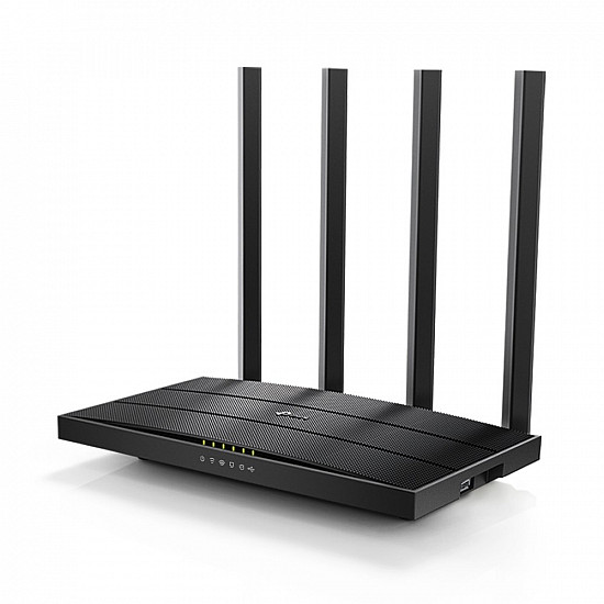 AC1200 Wireless Gigabit Router Archer C6U 802.11ac 300+867 Mbit/s 10/100/1000 Mbit/s Ethernet LAN (RJ-45) ports 4 Mesh Support No MU-MiMO Yes No mobile broadband Antenna type External 1× USB 2.0