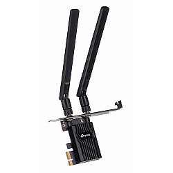 TP-LINK ARCHER TX55E - Kabellos - PCI Express - WLAN / Bluetooth - Wi-Fi 6 (802.11ax) - 2402 Mbit/s - Schwarz