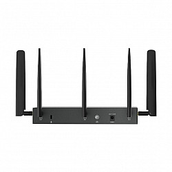 TP-LINK Omada ER706W-4G, Wi-Fi 6 (802.11ax), Dual-Band (2,4 GHz/5 GHz), Ethernet/LAN, 4G, Schwarz, Desktop-/Pol-Router