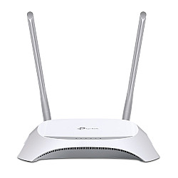 3G/4G Router TL-MR3420 802.11n 300 Mbit/s 10/100 Mbit/s Ethernet LAN (RJ-45) ports 4 Mesh Support No MU-MiMO No 3G/4G via optional USB adapter Antenna type 2xExternal 1xUSB 2.0