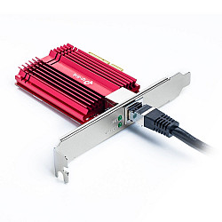 TP-LINK TX401 Gigabit PCI Express Network Adapter 10/100/1000 Mbit/s 1× PCI Express 3.0 x4, 1× RJ45 Gigabit/Megabit Port
