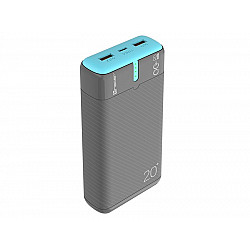 Tracer 47517 EnerGen 20000mAh Power Bank gray/blue