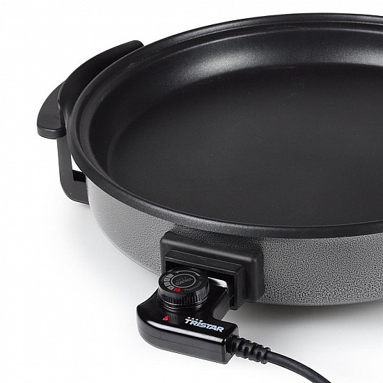 Tristar Multifunctional grill pan PZ-2964 Diameter 40 cm Grill 1500 W Lid included Fixed handle Black