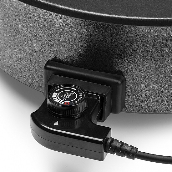 Tristar Multifunctional grill pan XL PZ-9135 Diameter 30 cm Grill 1500 W Lid included Fixed handle Black