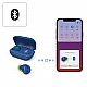 true wireless headphones blue