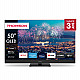 TV Set THOMSON 50 4K/Smart QLED 3840x2160 Wireless LAN Bluetooth Google TV Black 50QG6C14