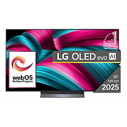 TV Set LG 55 OLED/4K/Smart 3840x2160 Wireless LAN Bluetooth webOS Black OLED55C51LA