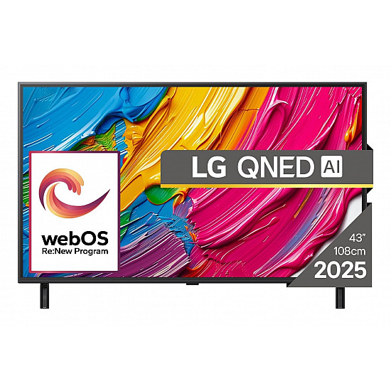 TV Set LG 75 4K/Smart 3840x2160 Wireless LAN Bluetooth webOS Black 75QNED80A3A