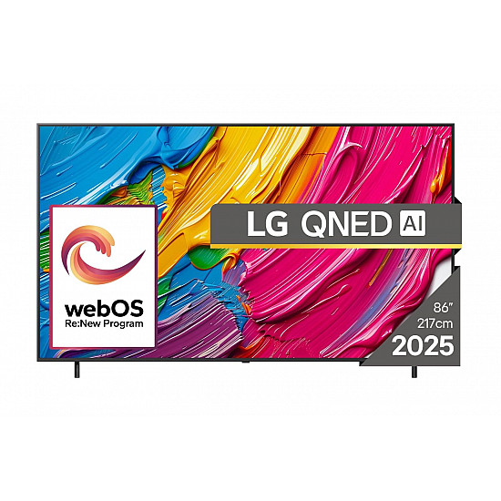 TV Set|LG|86|4K/Smart|3840x2160|Wireless LAN|Bluetooth|webOS|Black|86QNED80A3A
