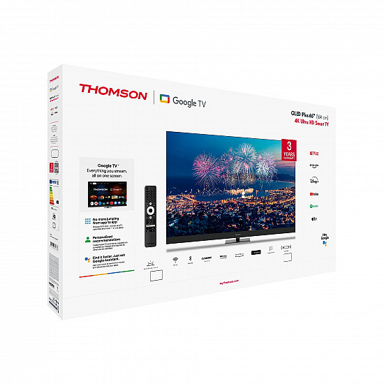 TV Set THOMSON 65 4K Ultra HD 3840 x 2160 pixels Flat 16:9 QLED 65QG6C14