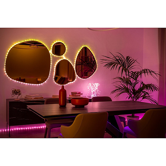 Twinkly Dots Smart LED Lights 60 RGB (Multicolor), USB Powered, 3m, Transparent RGB – 16M+ colors