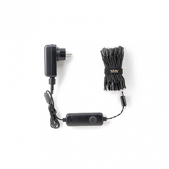 Twinkly Strings Smart LED Lights 100 RGB (Multicolor), 8m, Black wire RGB – 16M+ colors