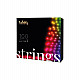 Twinkly Strings Smart LED Lights 100 RGB (Multicolor), 8m, Black wire RGB – 16M+ colors