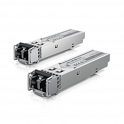 Ubiquiti UF-MM-1G SFP Multi-Mode Fiber Dual LC 10/100/1000 Mbit/s Wavelength 850 nm Maximum transfer distance 550 m 0 to +70C